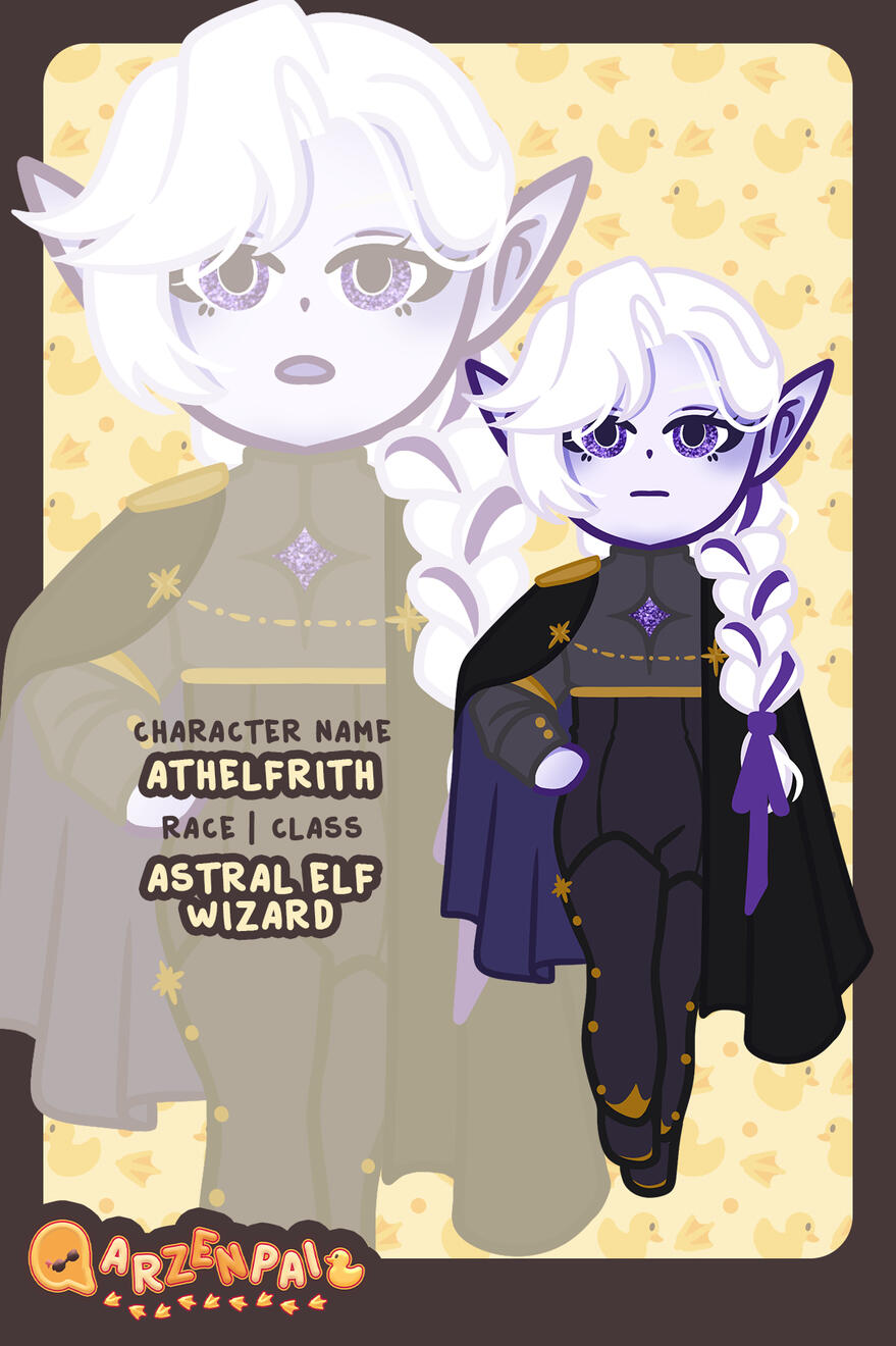 astral elf warlock oc