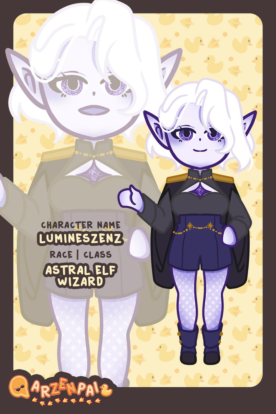 astral elf wizard oc