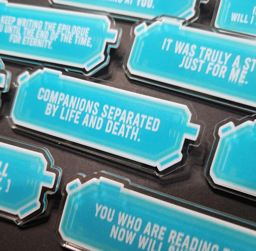 orv star screen acrylic pin